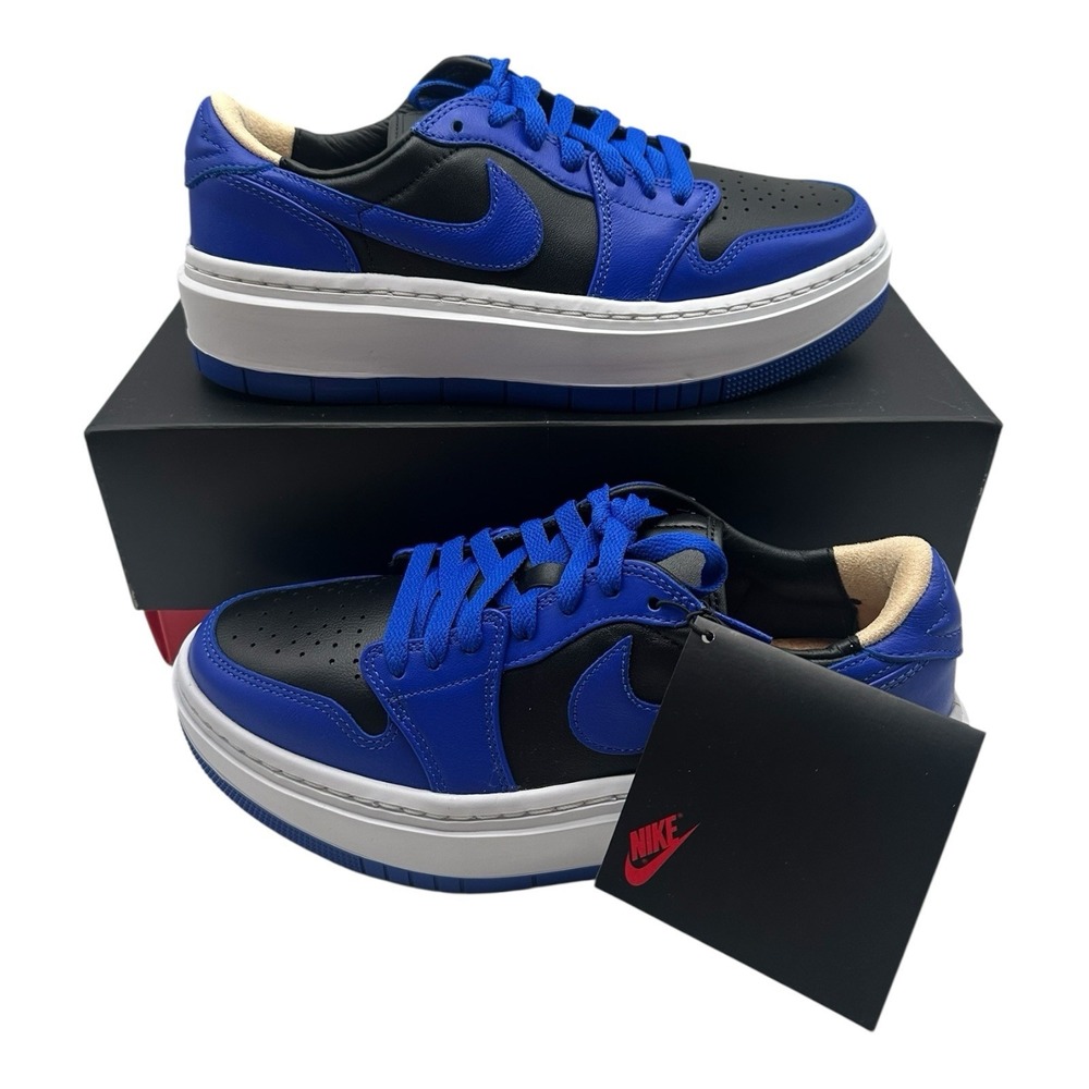 Air Jordan 1 Elevate Low Shoes Women's‎ Size 7 Hyper Royal Blue Black Sneakers